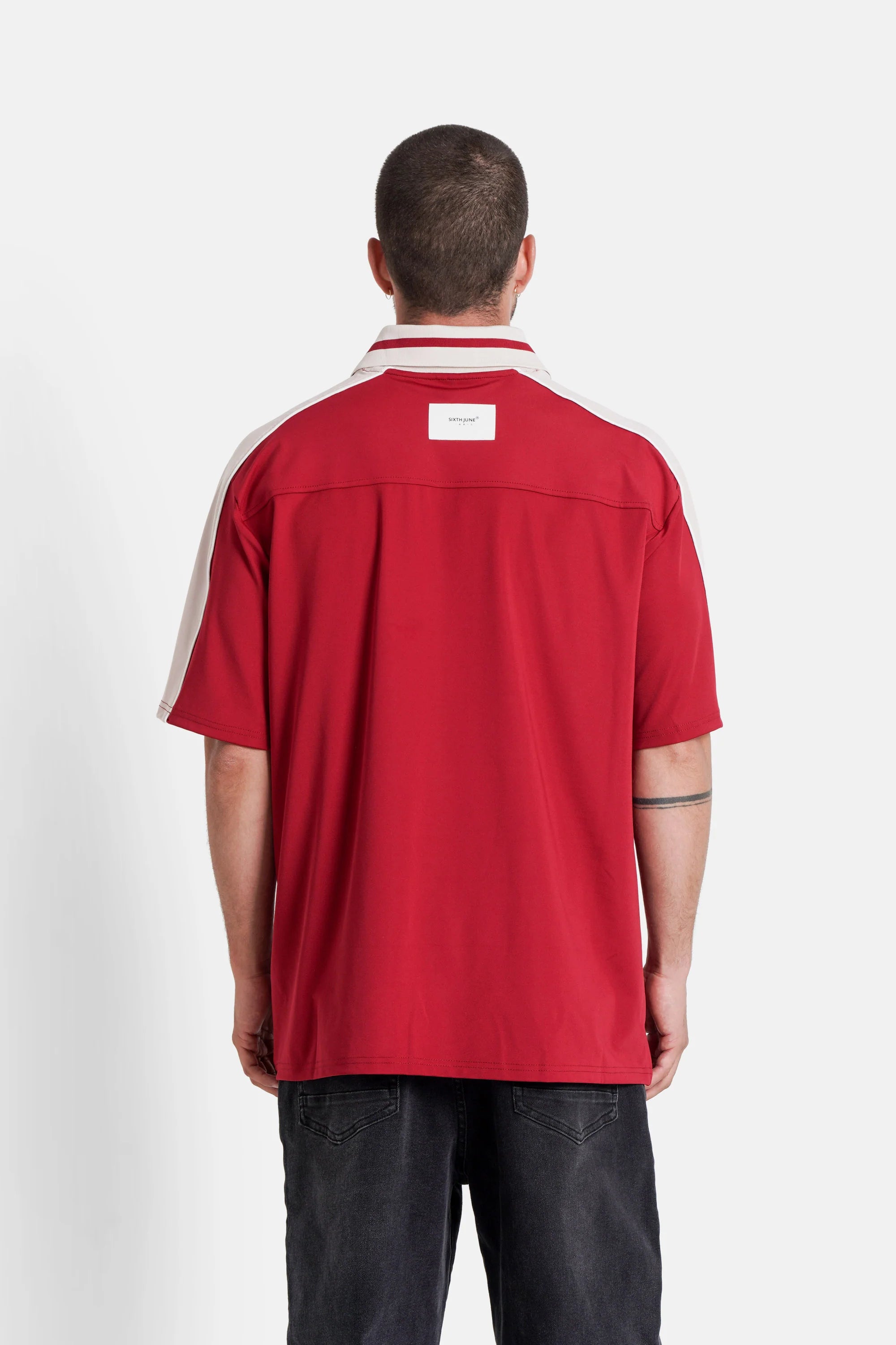 SIXTH JUNE - Soccer polo SS shirt - Red - Headz Up 