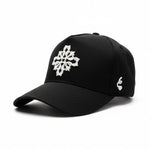 Sort Sixth June Persian Dream Hat cap med bred skygge og logo-tryk, stilfuldt tilbehør i sort.