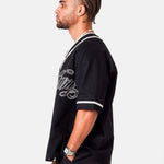 SIXTH JUNE - Baseball Serge SS Shirt - Black - Headz Up 