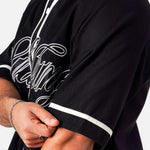 SIXTH JUNE - Baseball Serge SS Shirt - Black - Headz Up 