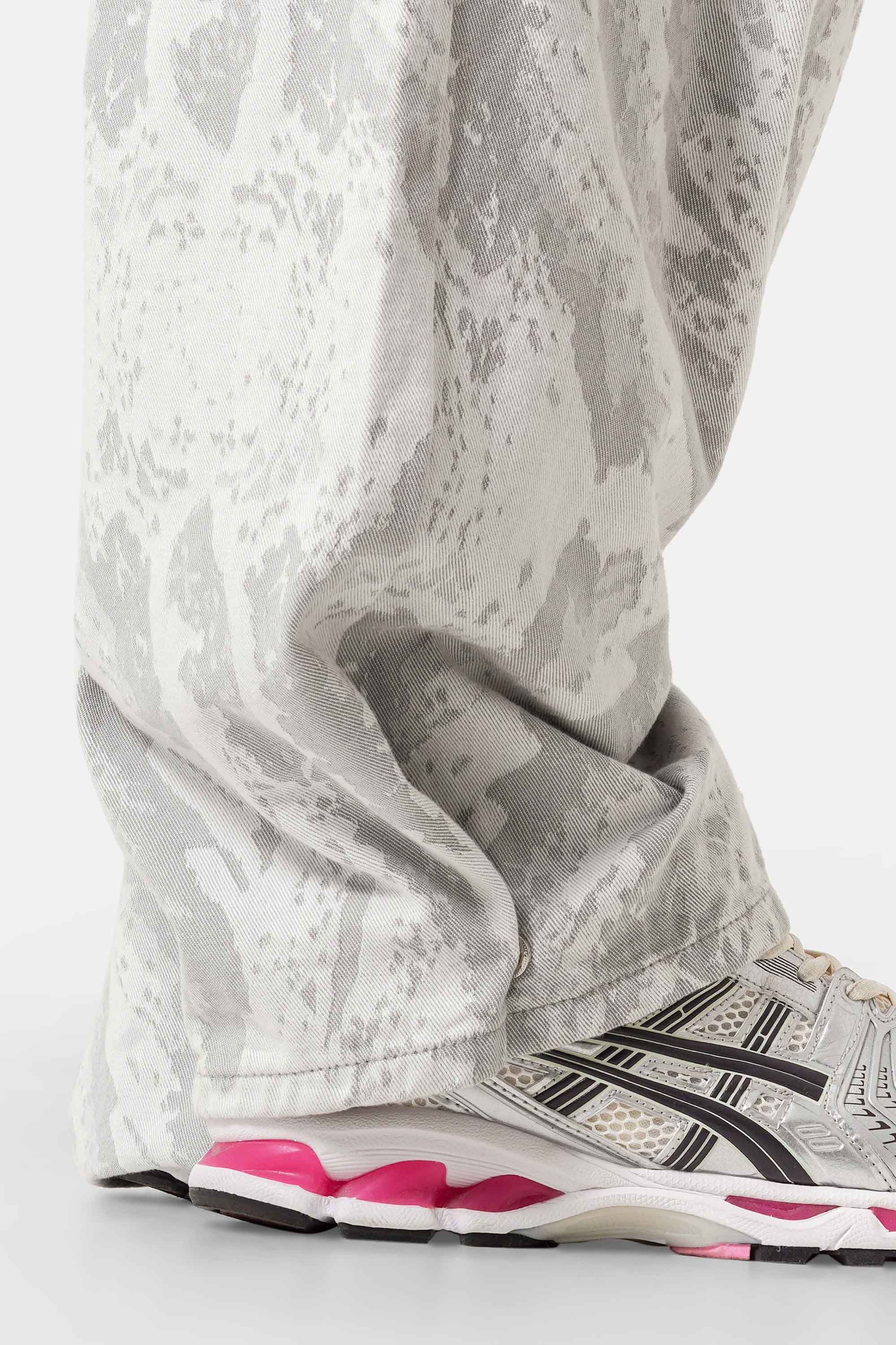 SIXTH JUNE - Camo Baggy Pants - Grey - Headz Up 