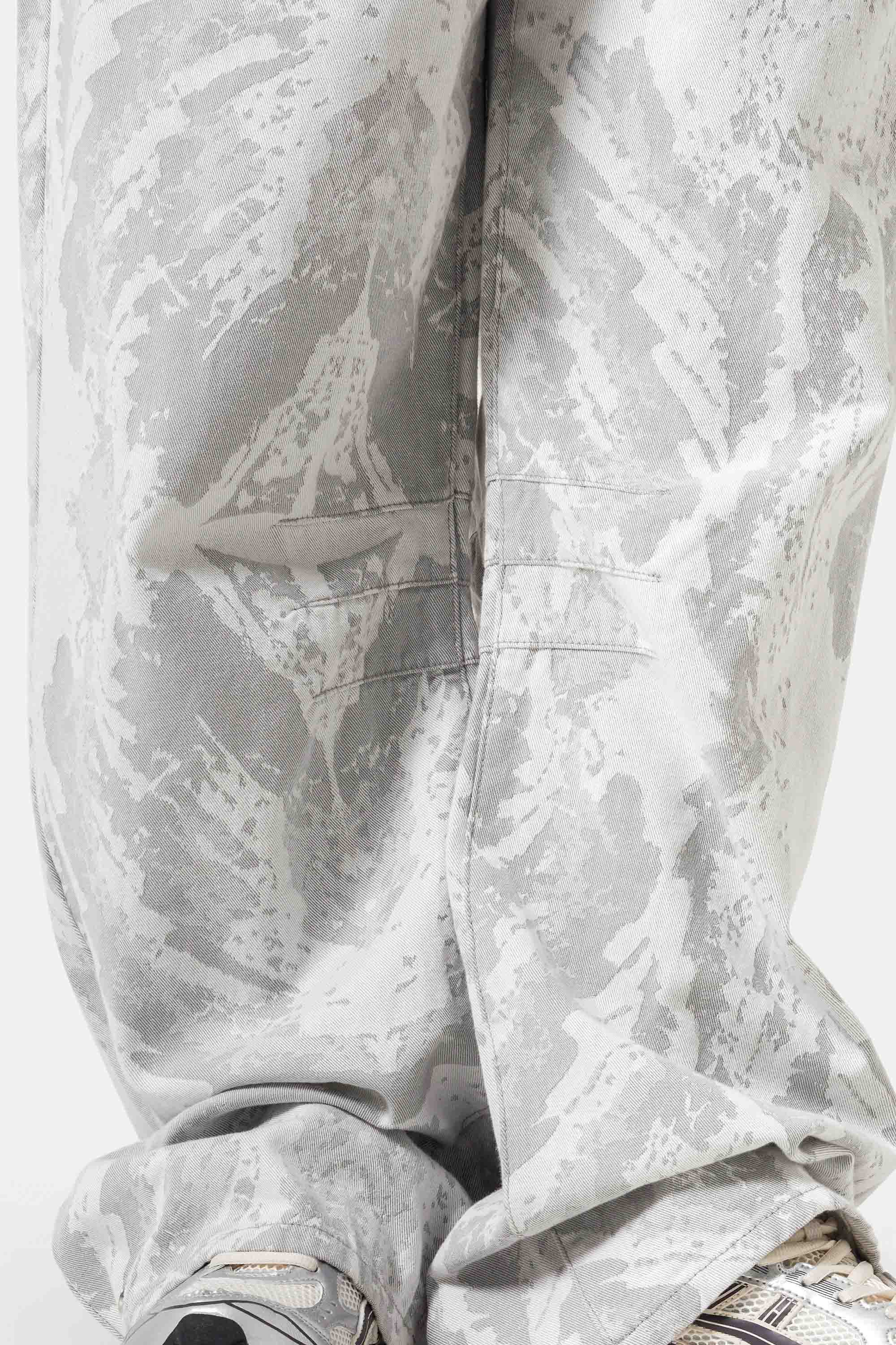 SIXTH JUNE - Camo Baggy Pants - Grey - Headz Up 