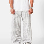 SIXTH JUNE - Camo Baggy Pants - Grey - Headz Up 
