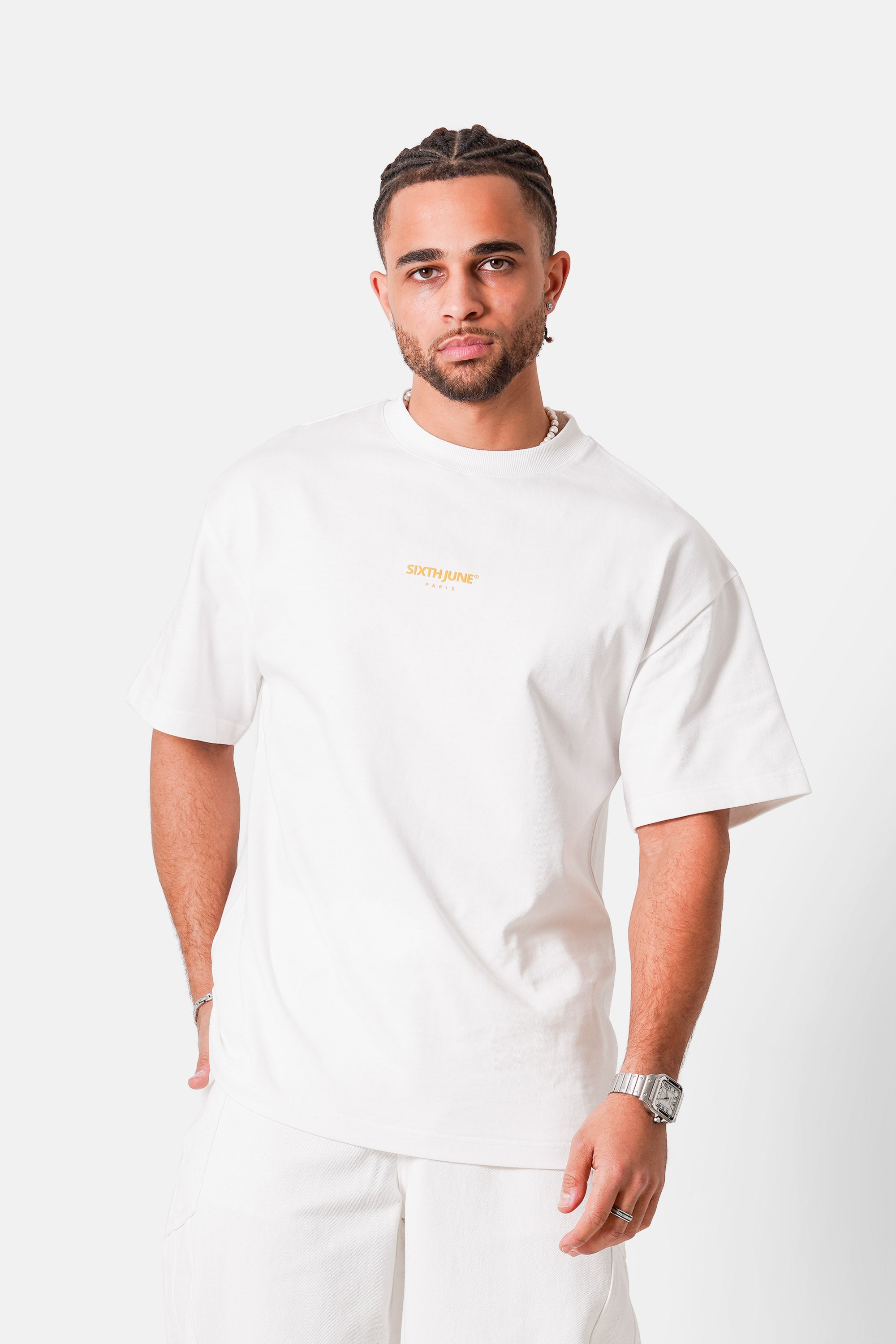 SIXTH JUNE - Coast Back Print SS T-shirt - White - Headz Up 
