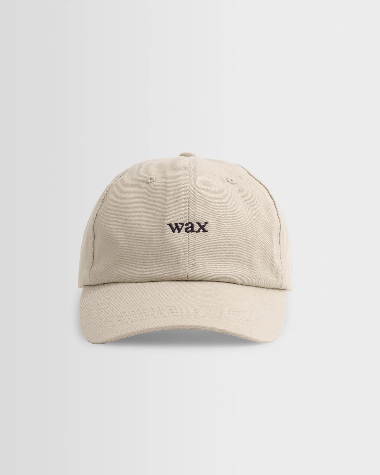 En grå bomulds sportskasket fra Wax London med flat visir og justerbart spænde, perfekt til sporty og afslappede looks.