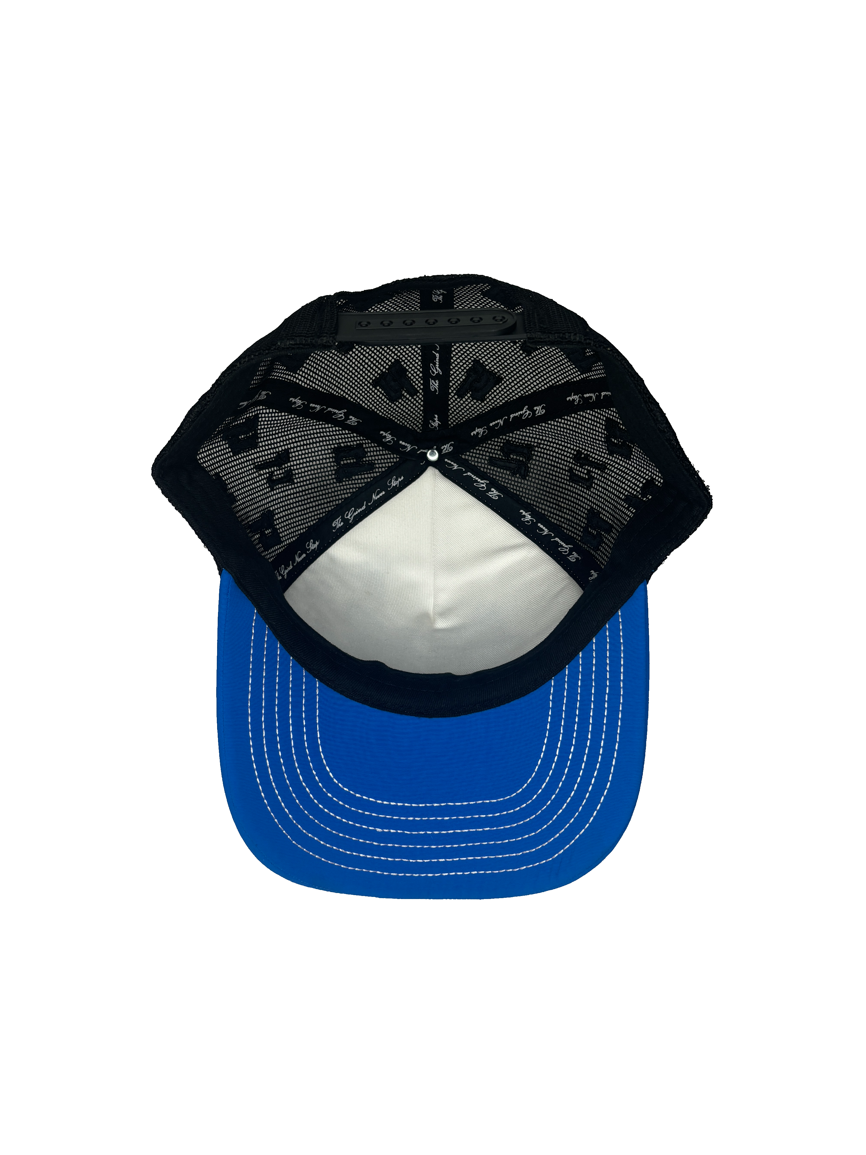 LESS FEAR - 5-Panel Trucker Cap - Blue - Headz Up 