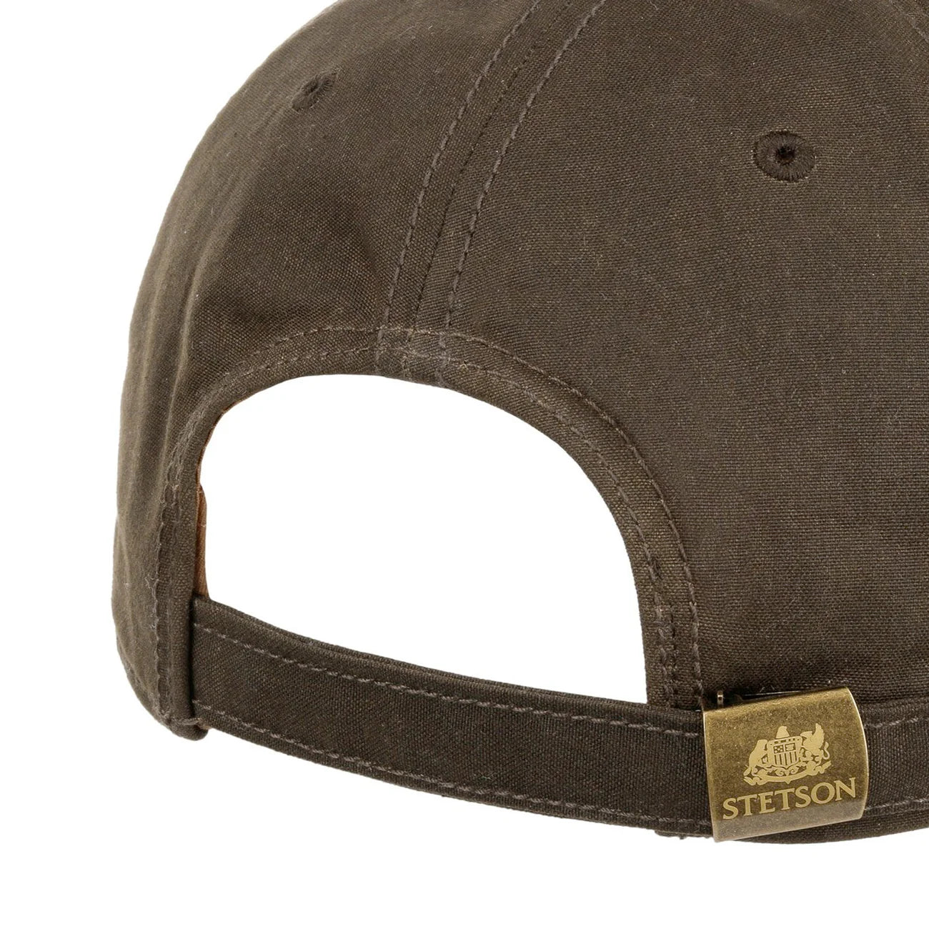 Stetson - Baseball Cap Waxed Cotton - Olive - Headz Up 