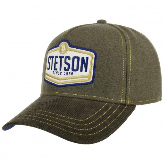 Stetson - Wool Piston - A-Frame Trucker Cap - Olive Green - Headz Up 