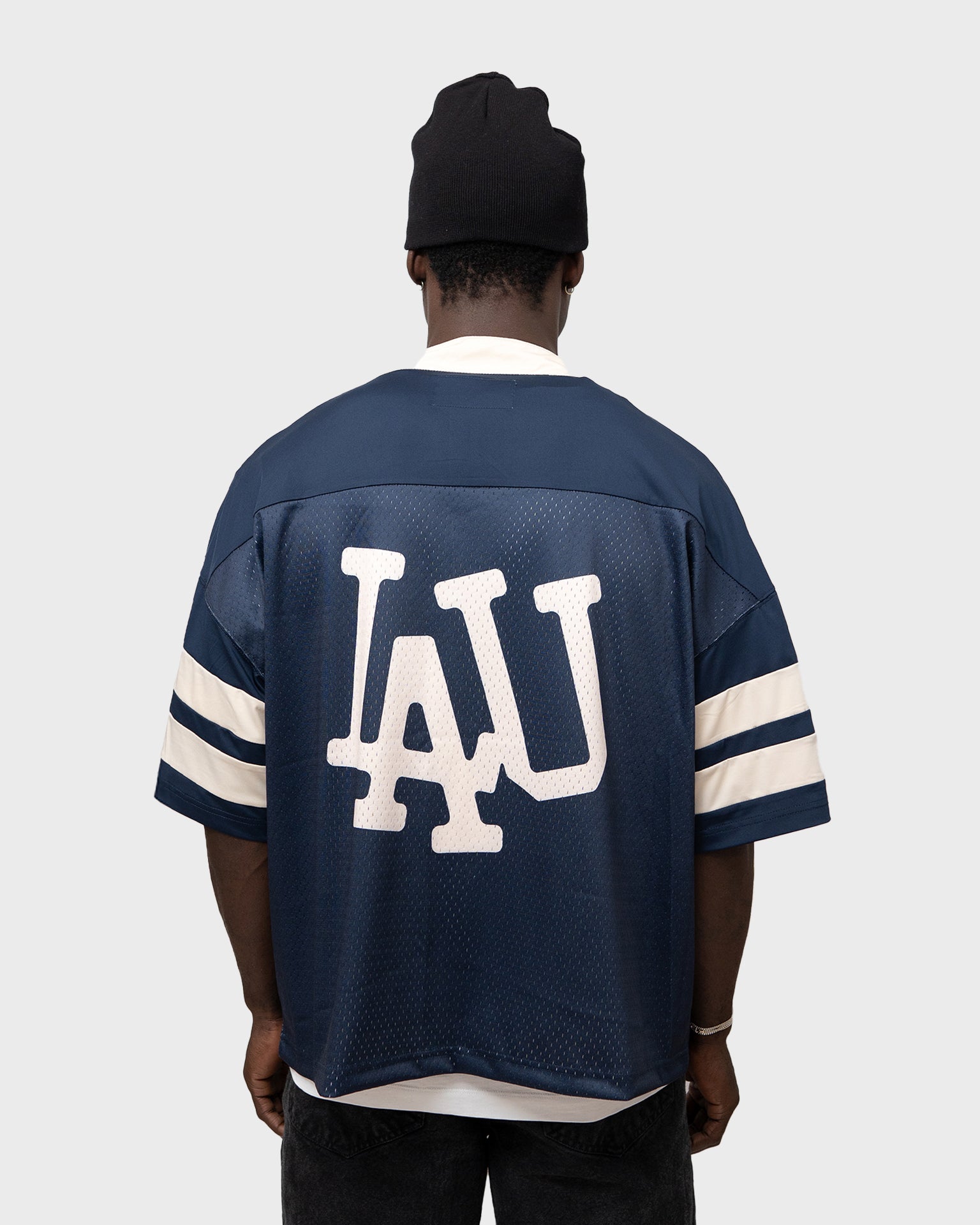 LAU LAU - Jersey Tee - Navy - Headz Up 
