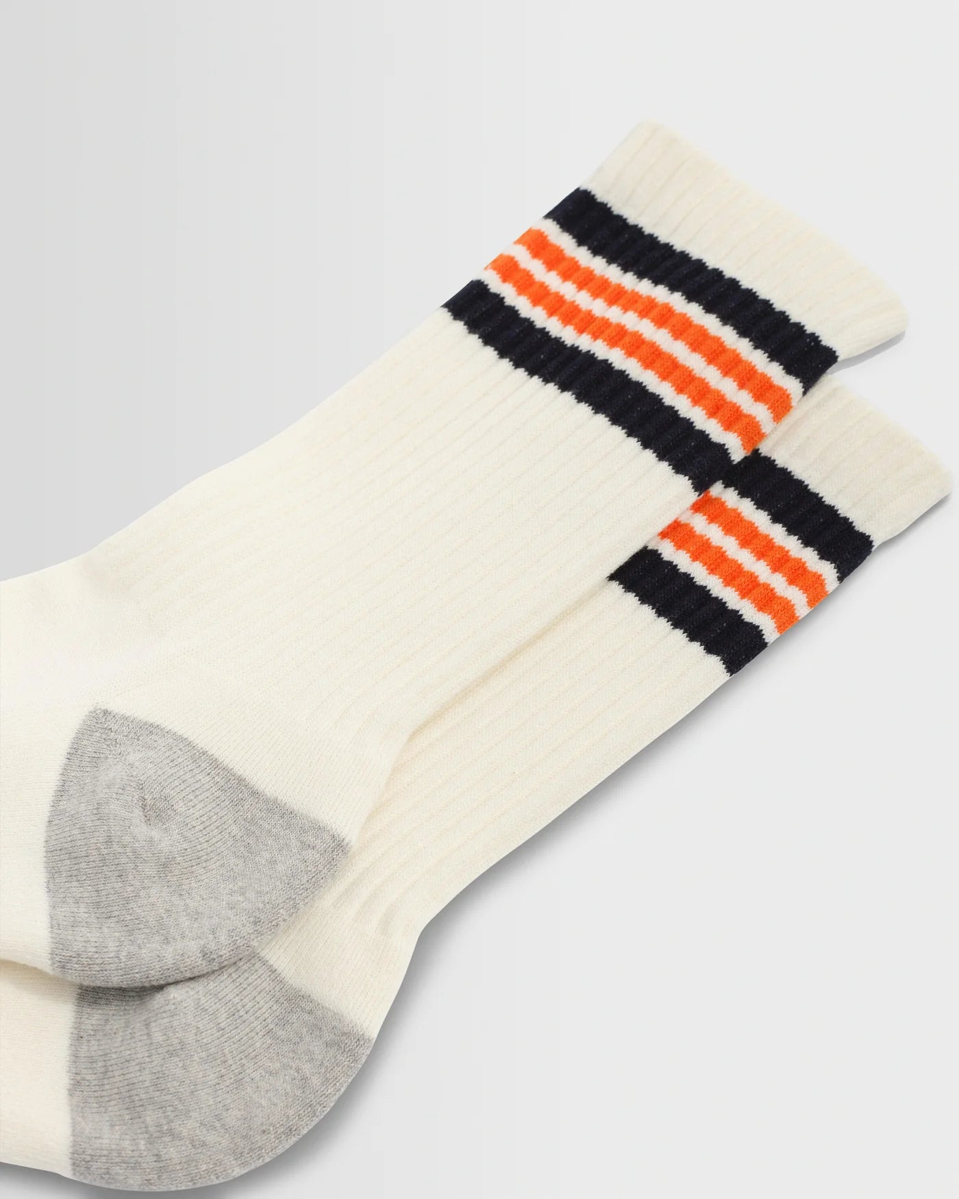WAX LONDON - Thorpe Sport Sock - Ecru Orange - Headz Up 