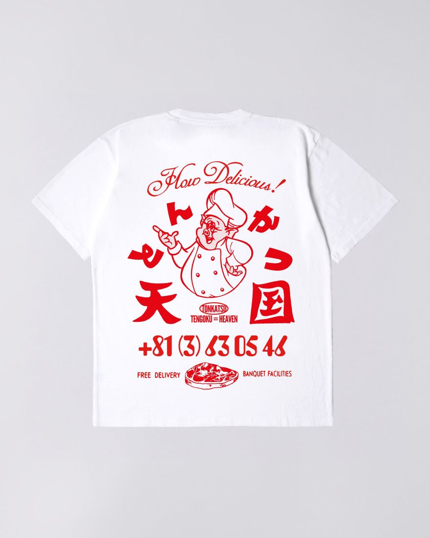 Edwin - TONKATSU - T-SHIRT - White - Headz Up 
