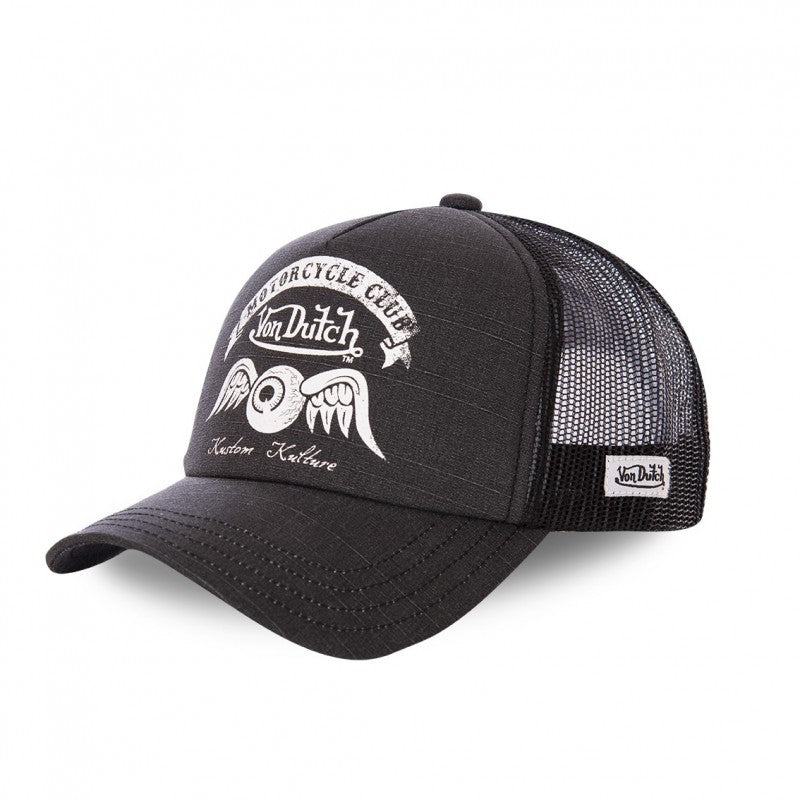 Von Dutch - Screen Print - Trucker Cap - Black - Headz Up 