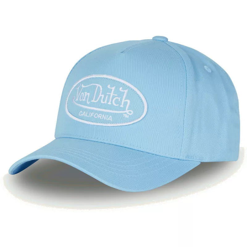 Von Dutch - Oval Patch - Light Blue - A-Frame Cap - Headz Up 