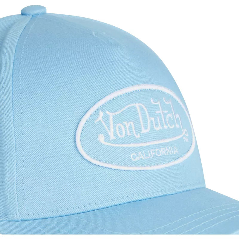 Von Dutch - Oval Patch - Light Blue - A-Frame Cap - Headz Up 