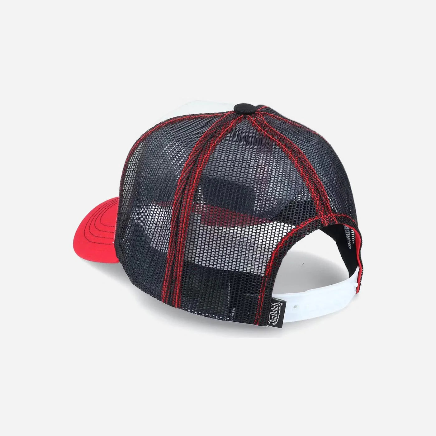 Von Dutch - Oval Patch - White/Red Trucker Cap - Headz Up 