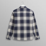 WAX LONDON - Whiting  Overshirt - Navy Marine Beatnik - Headz Up 