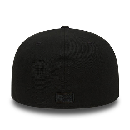 New York Yankees 59Fifty Fitted Cap - Black On Black - Headz Up 