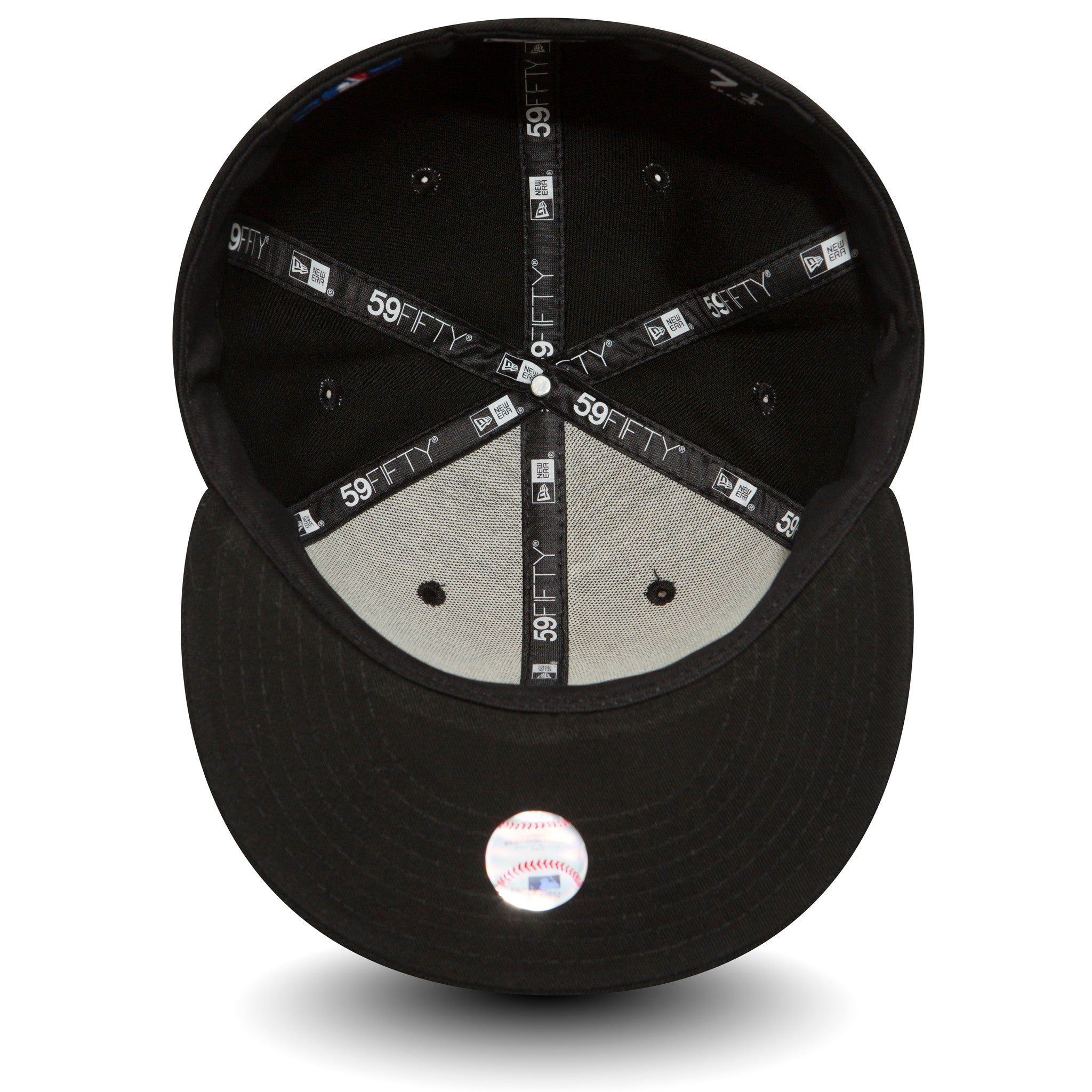 New York Yankees 59Fifty Fitted Cap - Black - Headz Up 