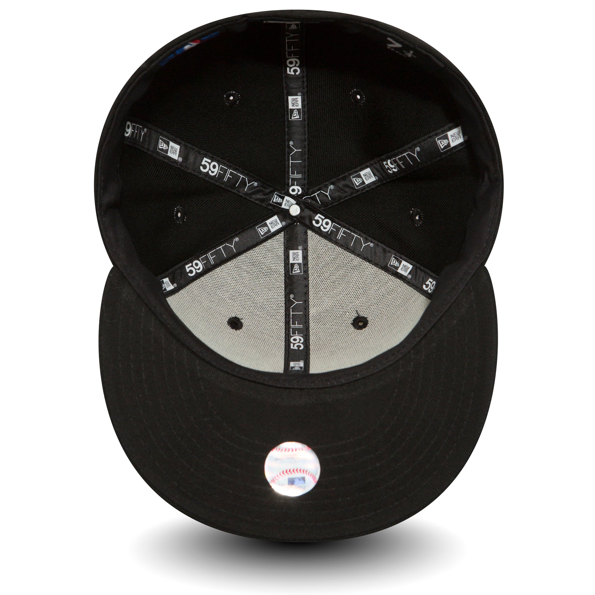 New York Yankees 59Fifty Fitted Cap - Black - Headz Up 