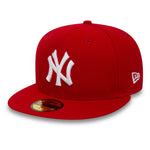 New York Yankees 59Fifty Fitted Cap - Scarlet/White - Headz Up 