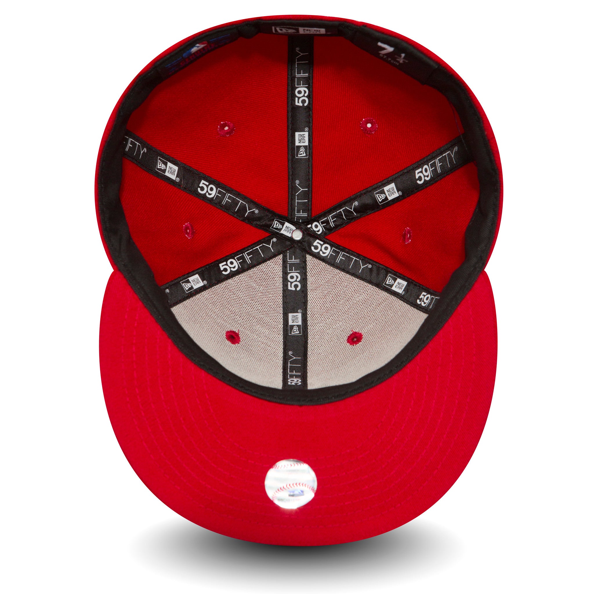New York Yankees 59Fifty Fitted Cap - Scarlet/White - Headz Up 