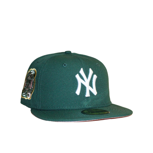 59Fifty Fitted New York Yankees Subway Series 2000 Dark Green/Pink - Headz Up 