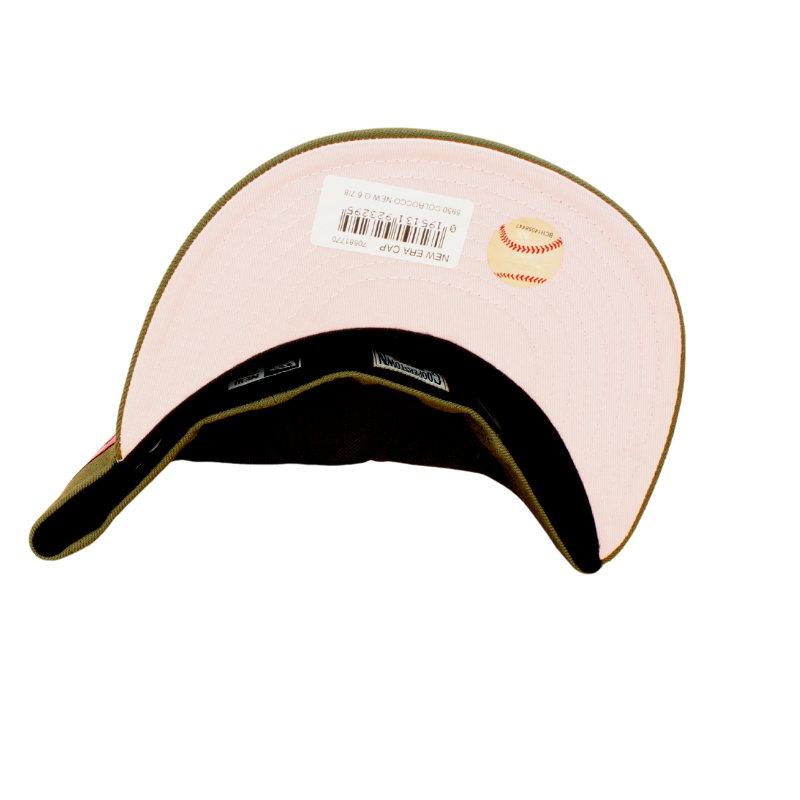 Colorado Rockies Cooperstown 59Fifty Fitted 25th Anniversary - Olive/Pink - Headz Up 
