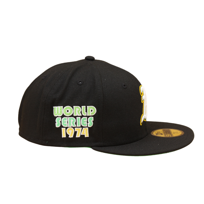 59Fifty Fitted Cap Oakland Athletics CITRUS POP - Black - Headz Up 