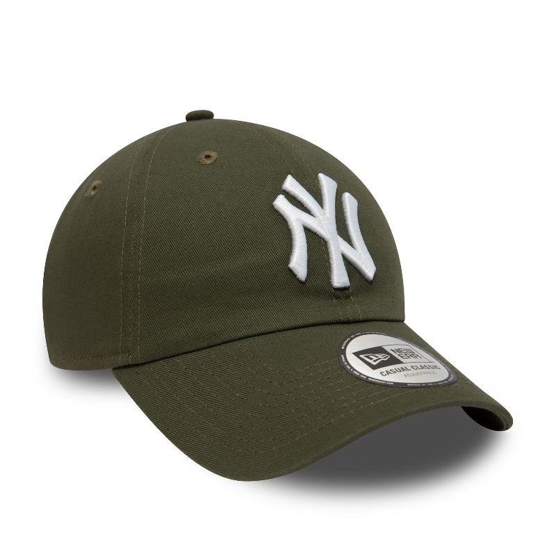 New York Yankees League Essentials 9Twenty - Olive/White - Headz Up 