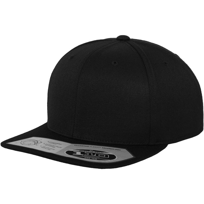 Premium One Ten Snapback - Black - Headz Up 