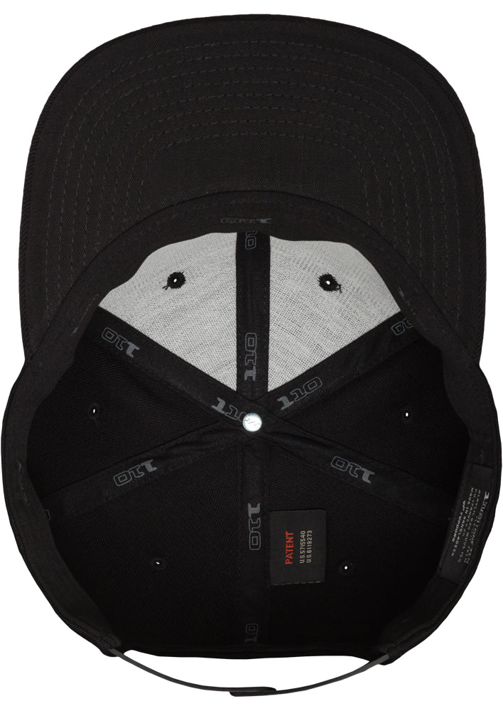 Premium One Ten Snapback - Black - Headz Up 