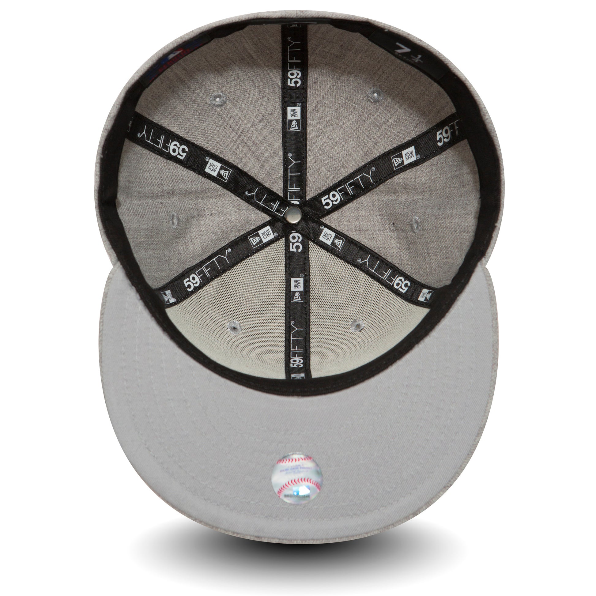 New York Yankees 59Fifty Fitted Cap - Heather Grey - Headz Up 