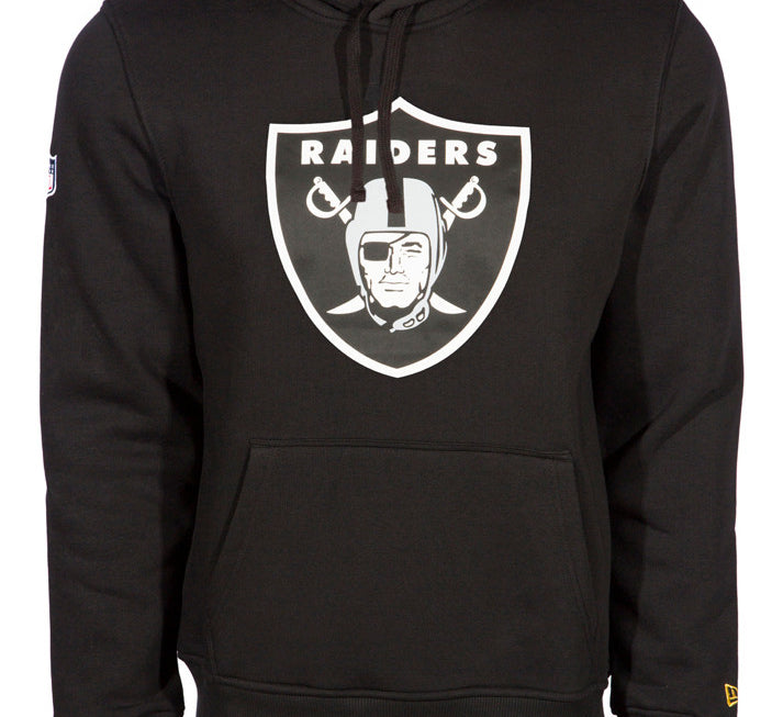 Team Logo Hoodie - Las Vegas Raiders - Sort - Headz Up 