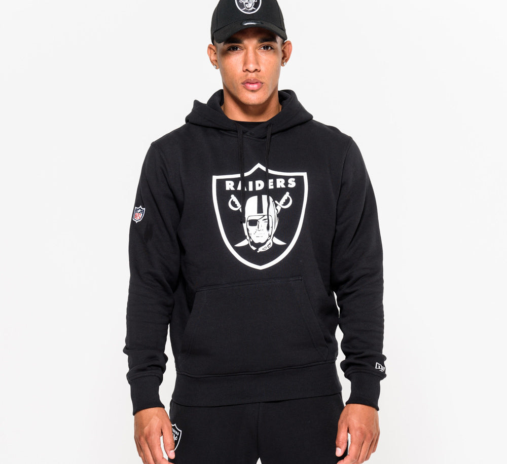 Team Logo Hoodie - Las Vegas Raiders - Sort - Headz Up 