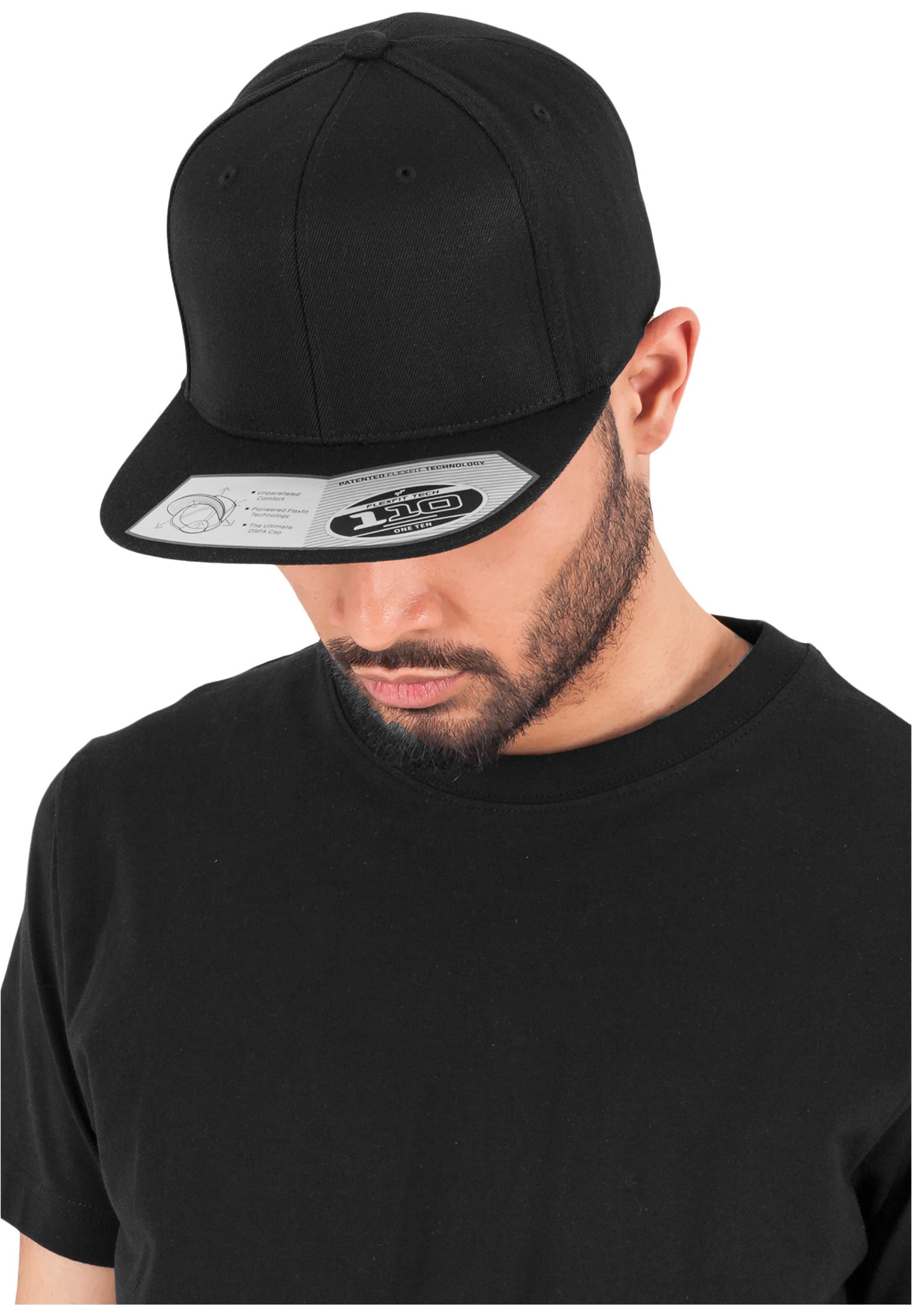 Premium One Ten Snapback - Black - Headz Up 