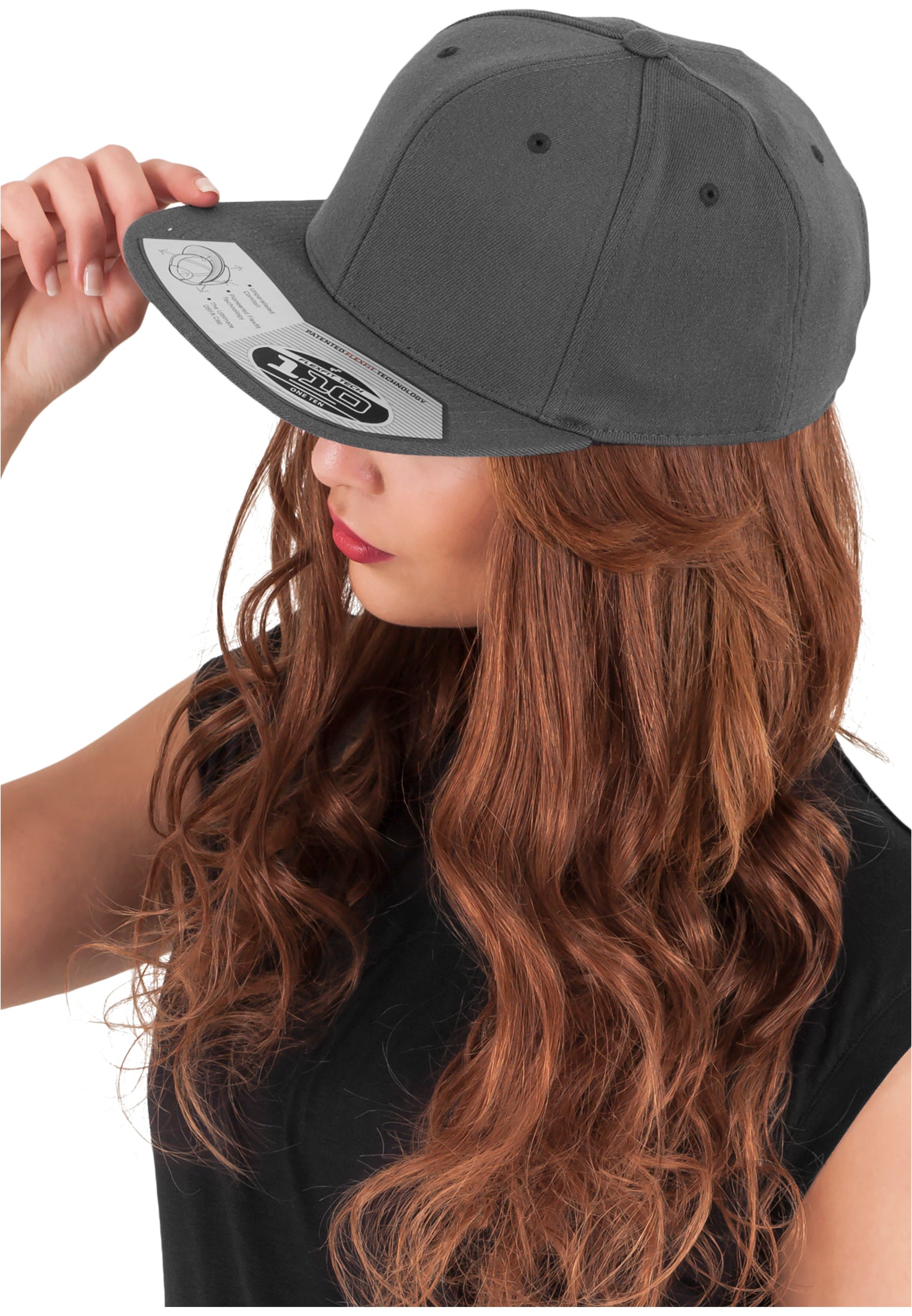 Premium One Ten Snapback - Dark Grey - Headz Up 