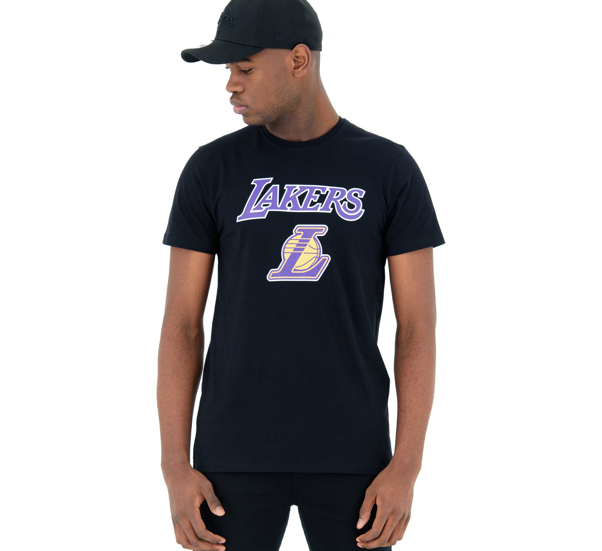 Team Logo Tee - Los Angeles Lakers - Sort - Headz Up 