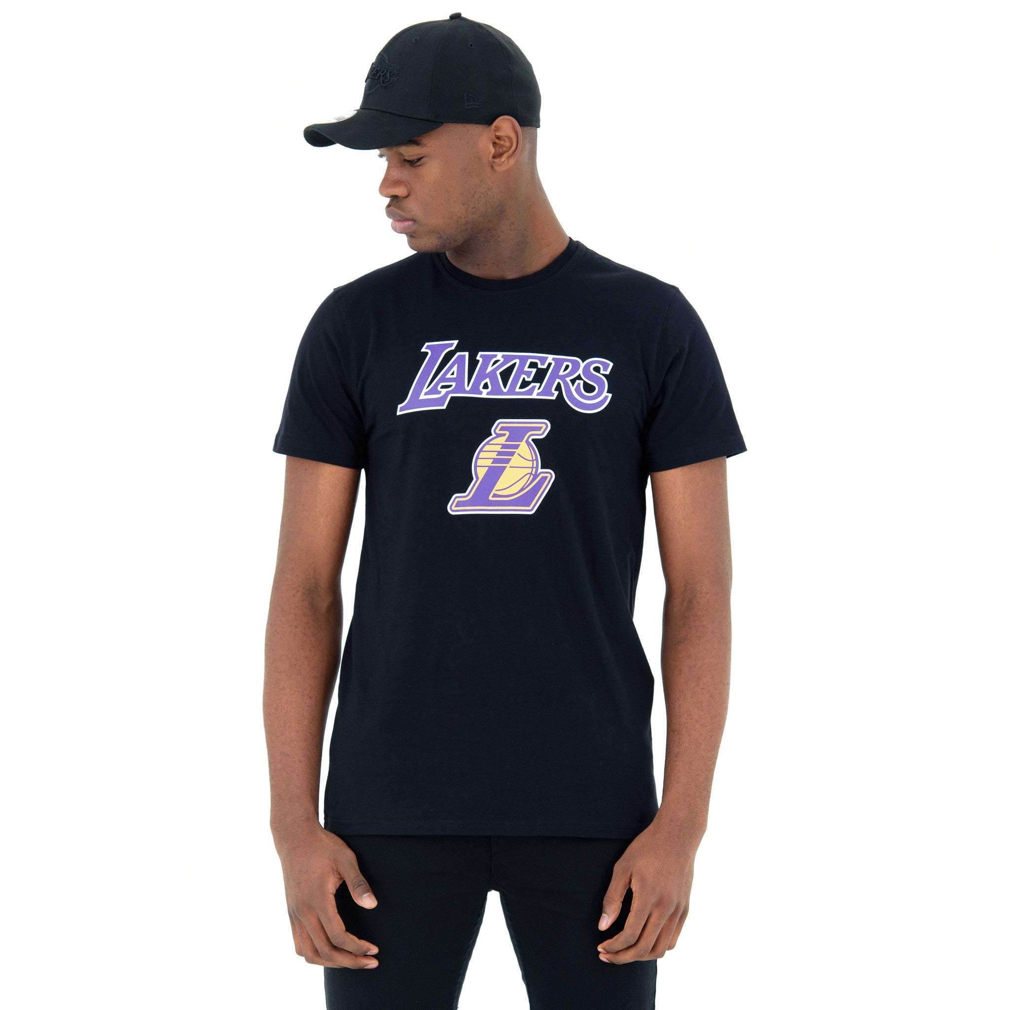 Team Logo Tee - Los Angeles Lakers - Sort - Headz Up 