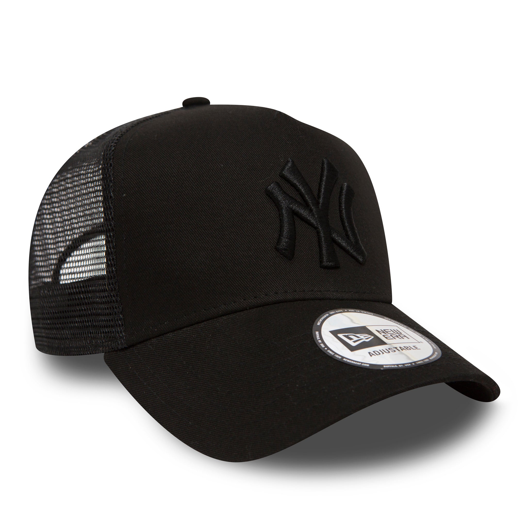 New York Yankees Clean Trucker - Black On Black - Headz Up 