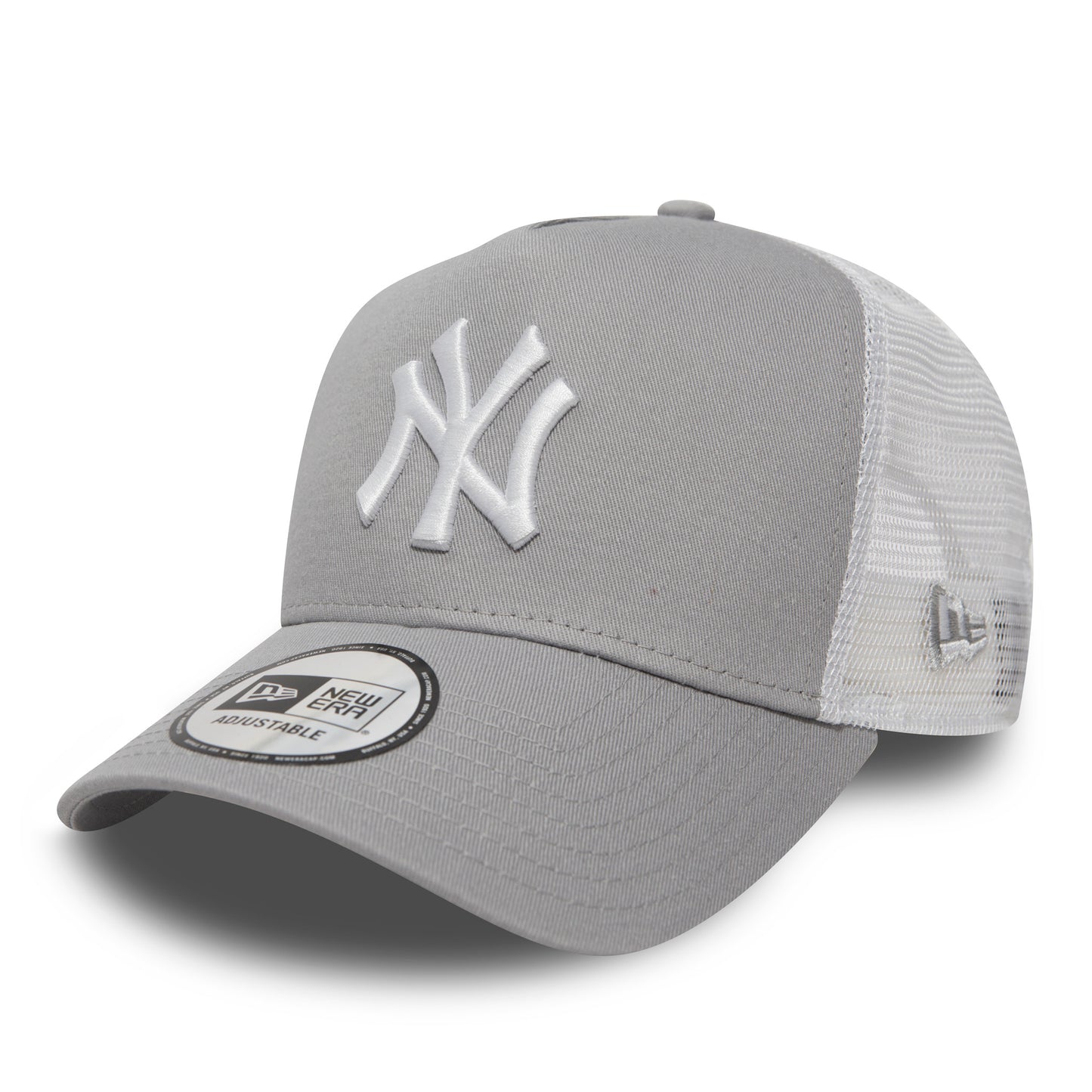 New York Yankees Clean Trucker - Grey/White - Headz Up 