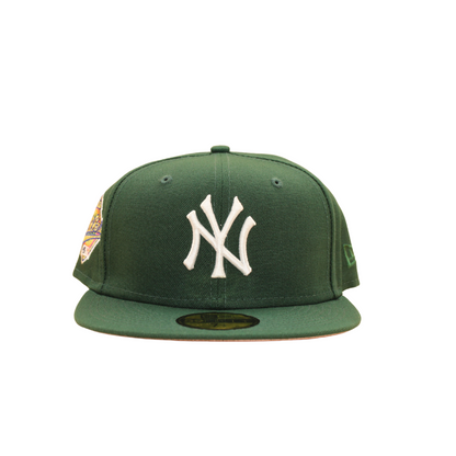 New York Yankees Cooperstown 59Fifty Fitted World Series 1996 Dark Green/Pink - Headz Up 