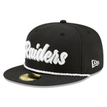 NFL Sideline On Field 59Fifty Fitted Las Vegas Raiders - Black - Headz Up 
