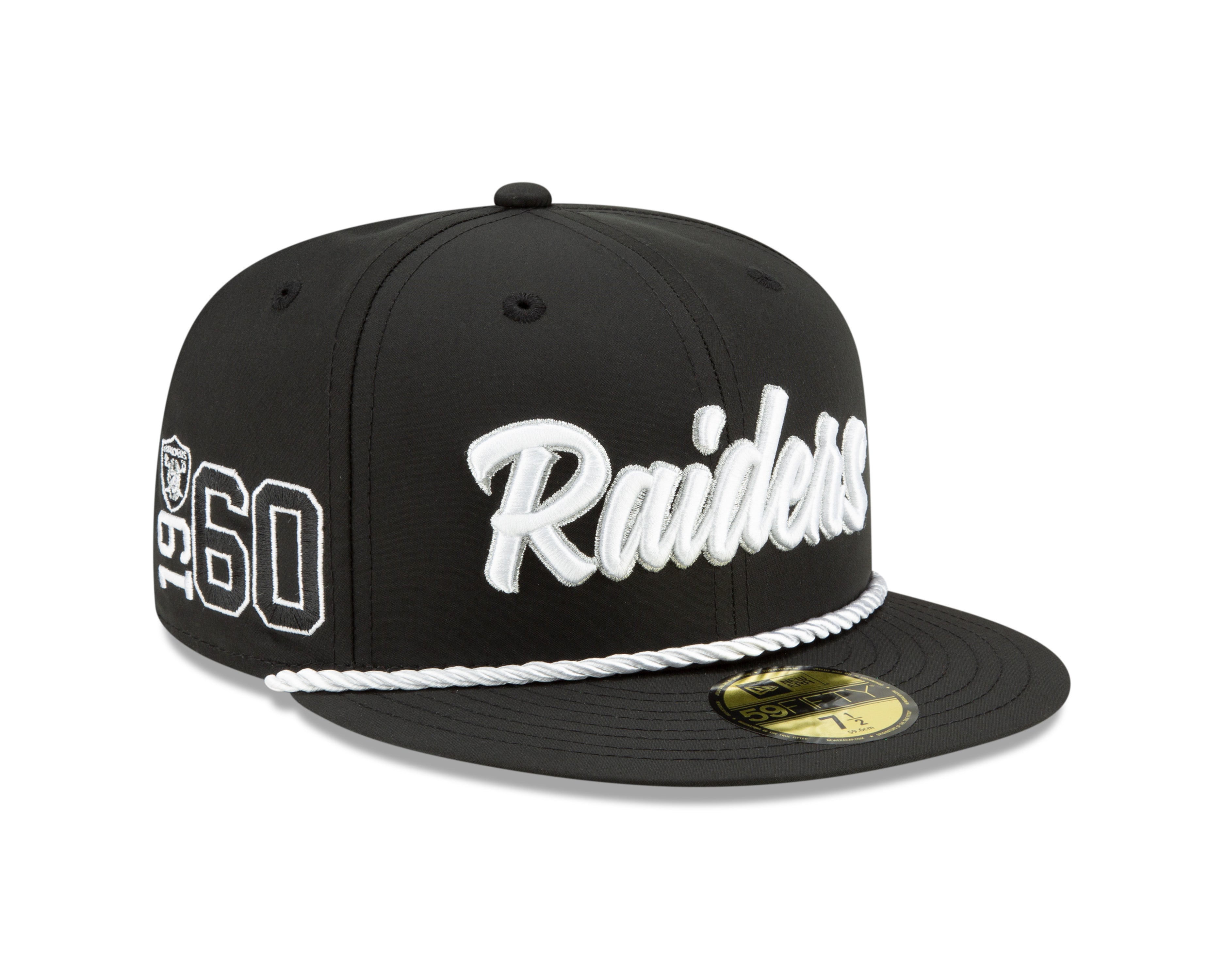 NFL Sideline On Field 59Fifty Fitted Las Vegas Raiders - Black - Headz Up 
