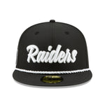 NFL Sideline On Field 59Fifty Fitted Las Vegas Raiders - Black - Headz Up 
