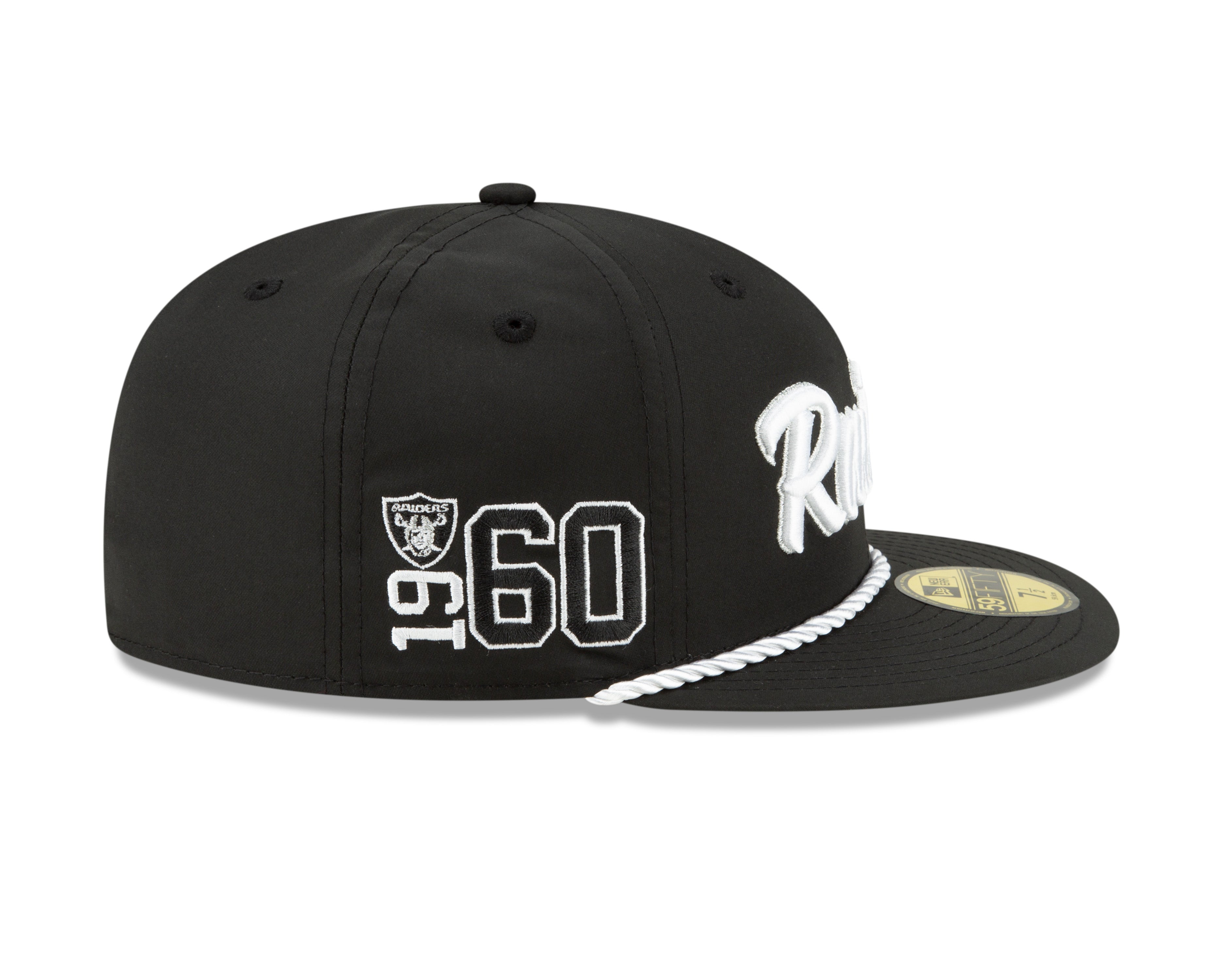 NFL Sideline On Field 59Fifty Fitted Las Vegas Raiders - Black - Headz Up 