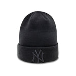 MLB Essential Cuff Beanie New York Yankees - Black On Black - Headz Up 