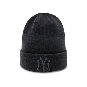 MLB Essential Cuff Beanie New York Yankees - Black On Black - Headz Up 
