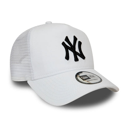 New York Yankees Essential Trucker Cap - White - Headz Up 