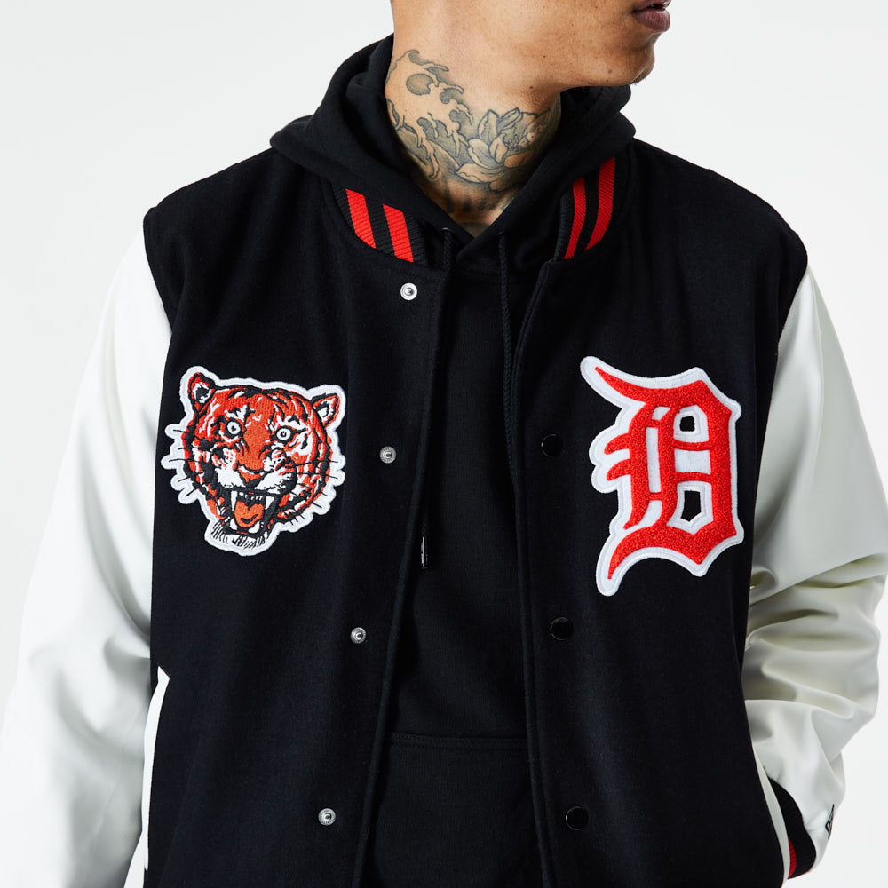 Bunda New Era Detroit Tigers Cooperstown Jacket Black - Snapbacks
