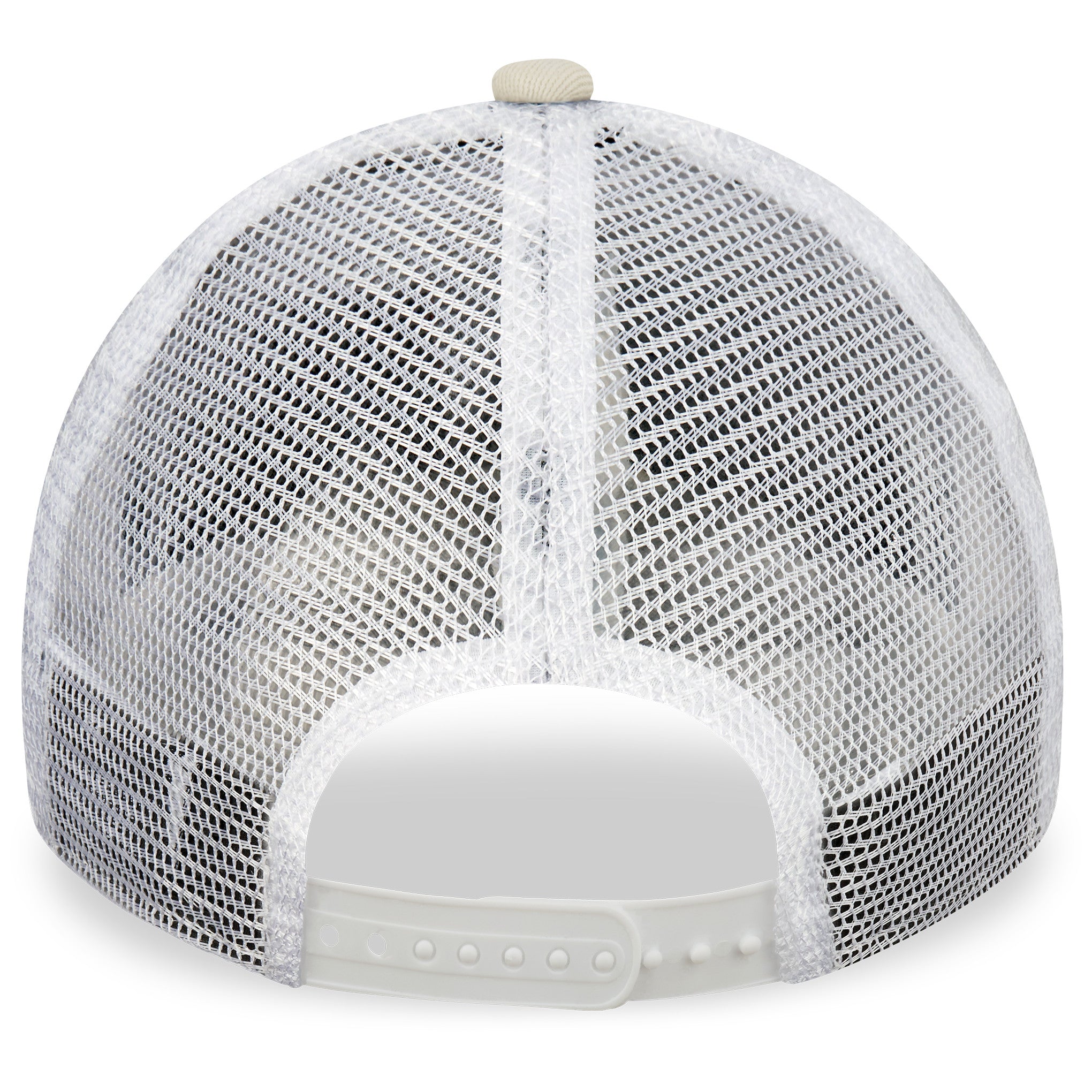 New York Yankees League Essentials Trucker Cap - Stone/White - Headz Up 